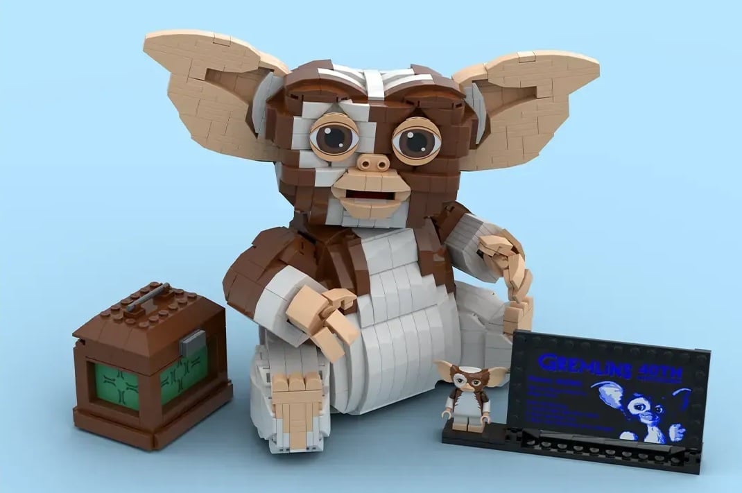 LEGO IDEAS Gremlins 40th Anniversary Gizmo Project Creation Achieves 10 000 Supporters