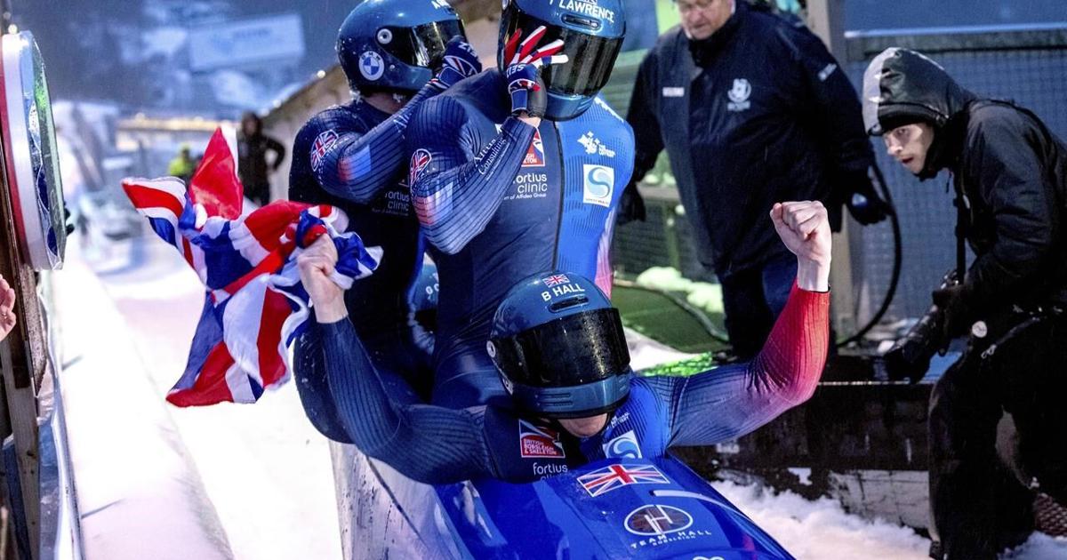 Ukraine wins its first World Cup luge medal since 2009 after a mishap-filled relay