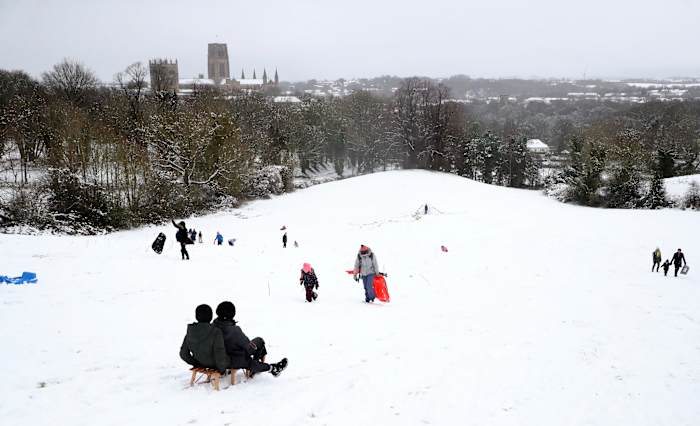 Heavy snow brings widespread disruption across the UK and Germany