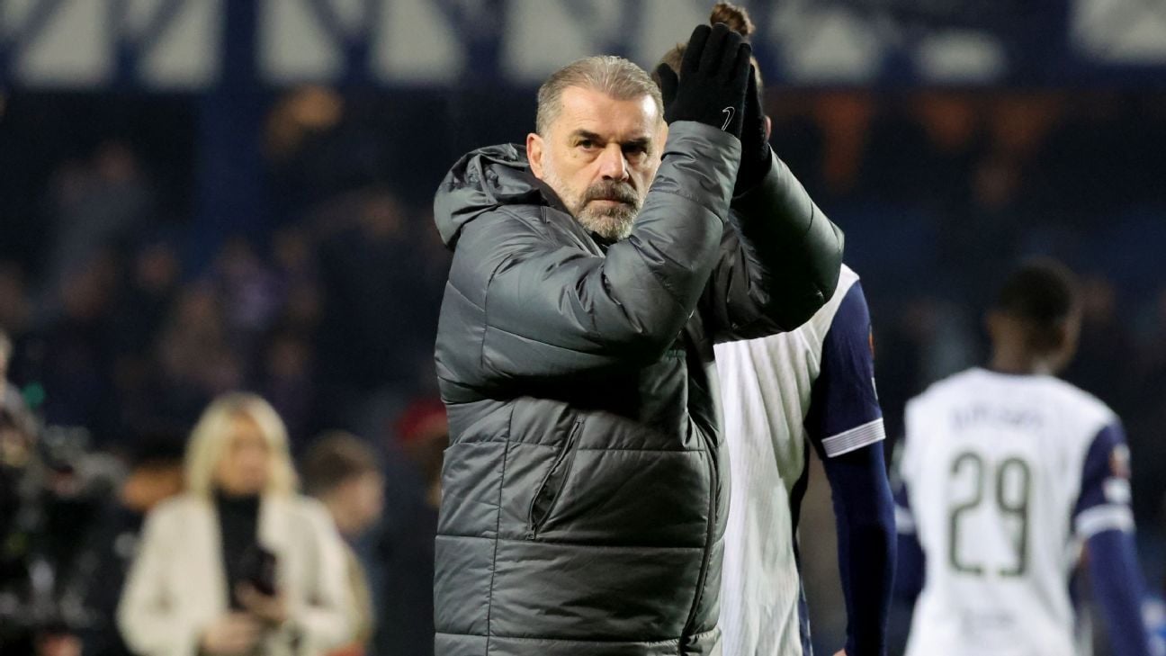 Postecoglou returns to Scotland as Tottenham's Europa League woes mount