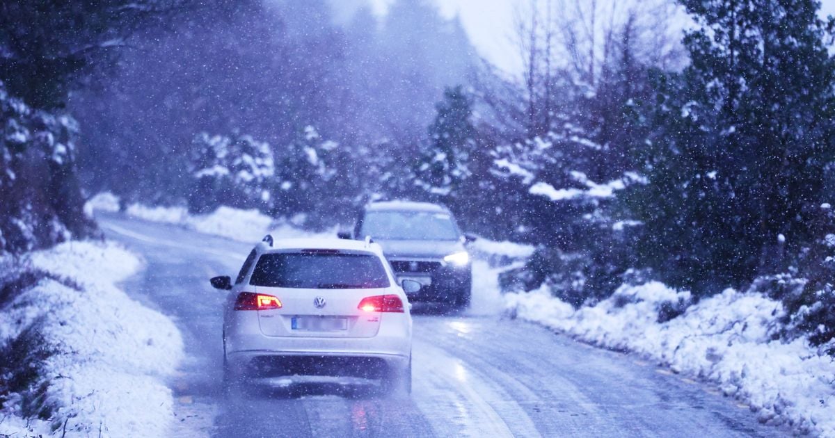 Ireland snow weather warning extended as Met Eireann names affected areas and gives new end date