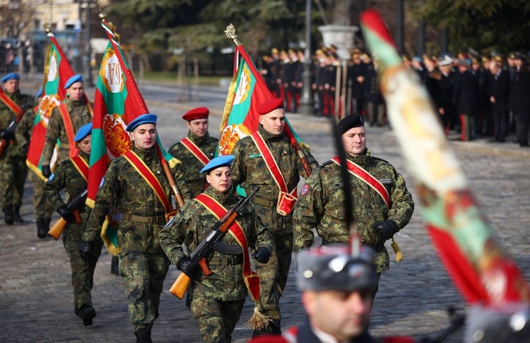 Annual Blessing Ceremony Held for Bulgarian Military Colours on Epiphany