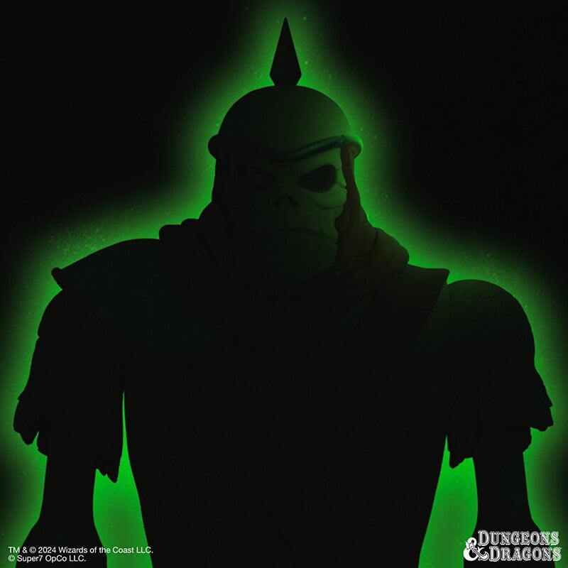 Super7 Dungeons & Dragons ULTIMATES! Glow-in-the-Dark Dekkion (Skeleton Warrior) Action Figure Coming January 13th!