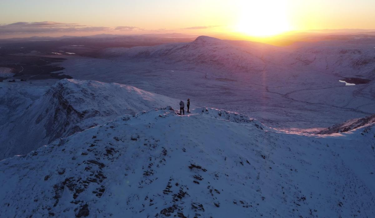 Frost, ice and lying snow will persist in some areas of Donegal all day today