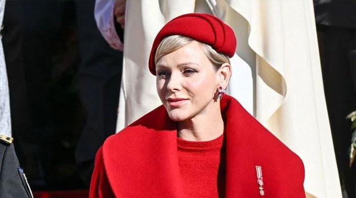 Princess Gabriella channels Princess Charlene in festive chic