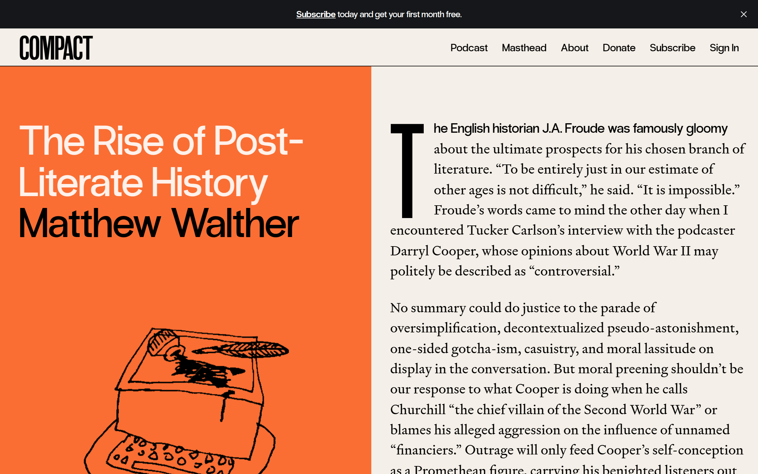 The Rise of Post-Literate History