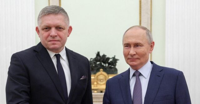 Putin Holds Talks With Slovakia PM Fico in Rare Meeting With EU Leader