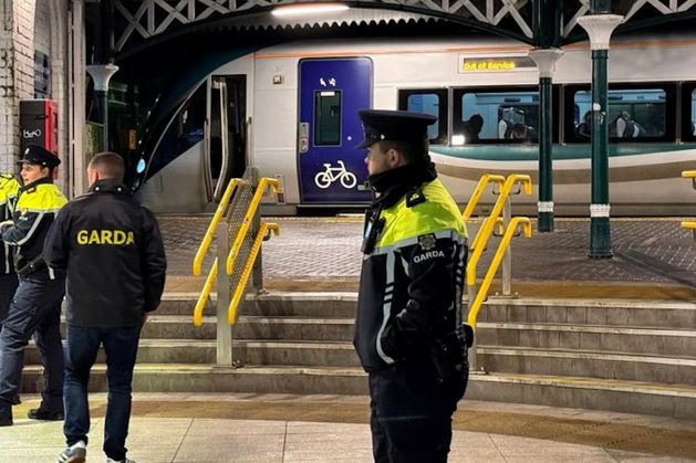 Man arrested after report of a male passenger with a firearm onboard train in Connolly Station