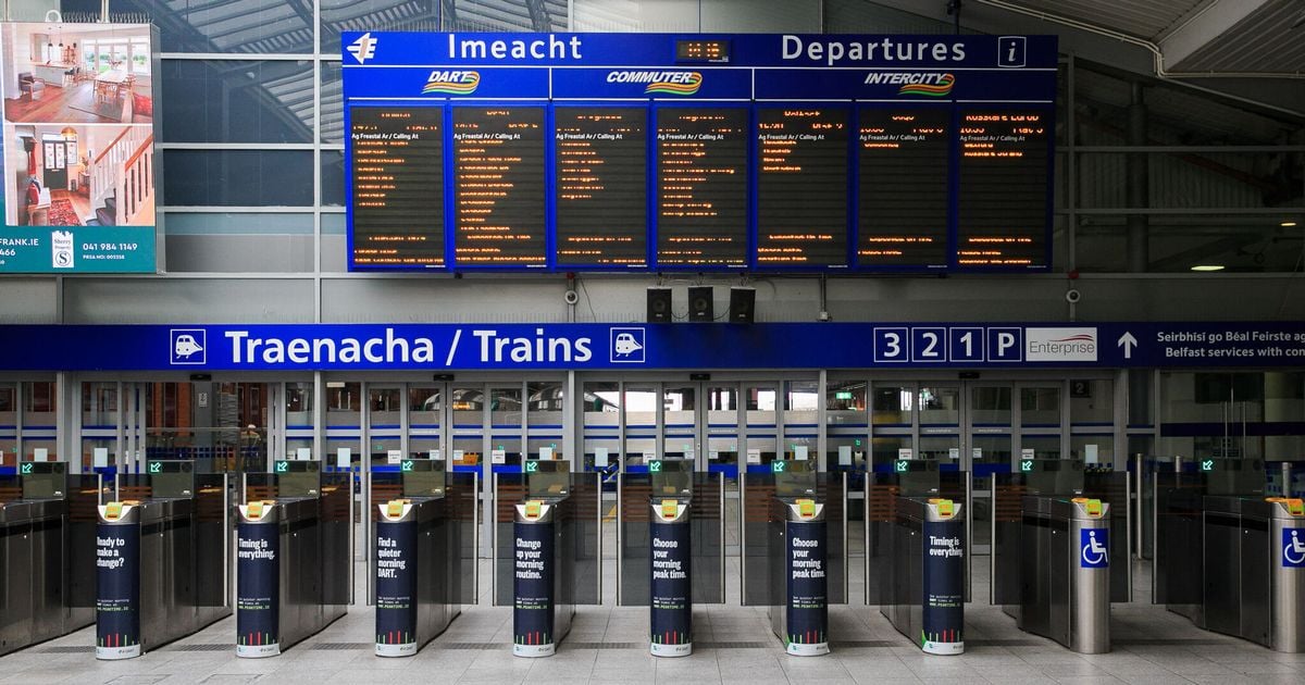 Man, 50s, arrested following firearms incident onboard train at Connolly Station