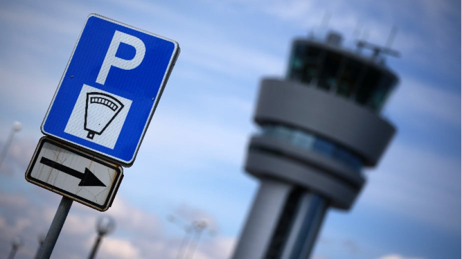 New parking zone in front of Terminal 2 at Sofia Airport