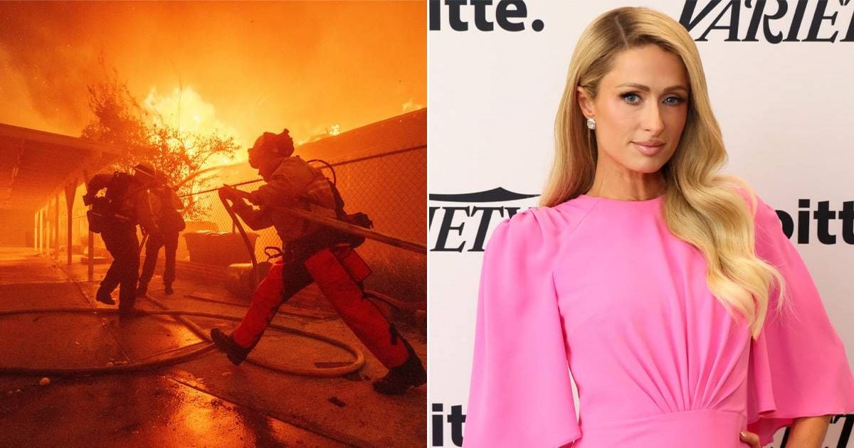 LA fires: Celebrities share harrowing stories as Paris Hilton watches home 'burn to ground on TV'