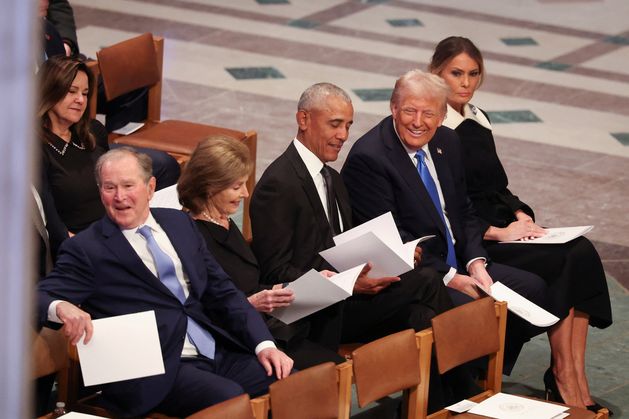 Jimmy Carter funeral: All five living US presidents in attendance as state funeral gets under way