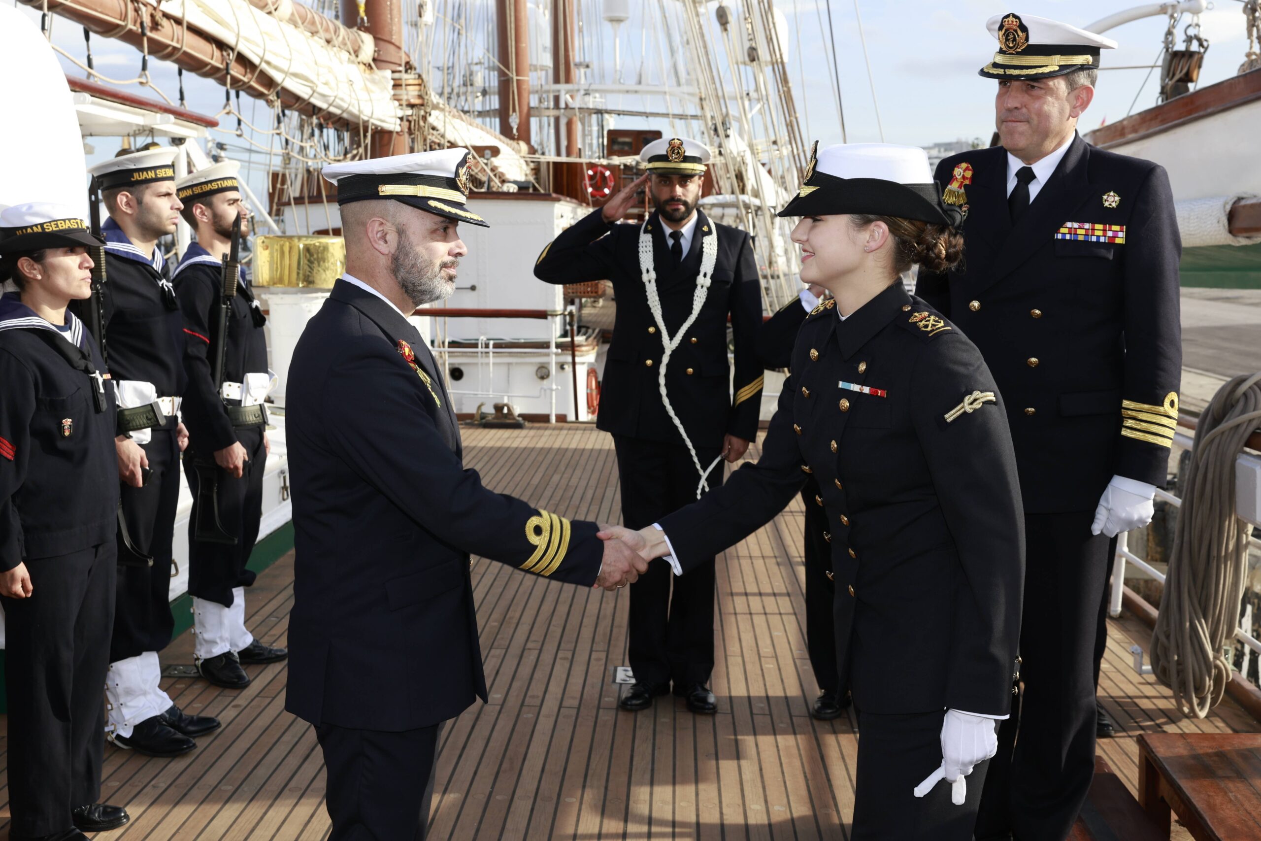 Ahoy mateys!: Future Queen of Spain takes to the high seas