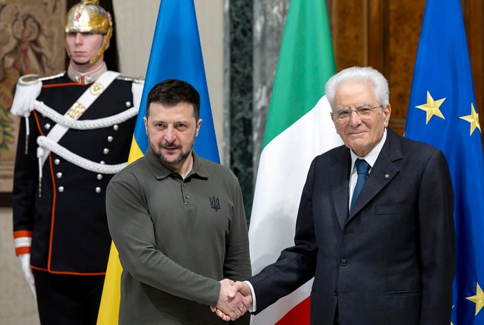 Zelensky says he invited Mattarella to visit Ukraine