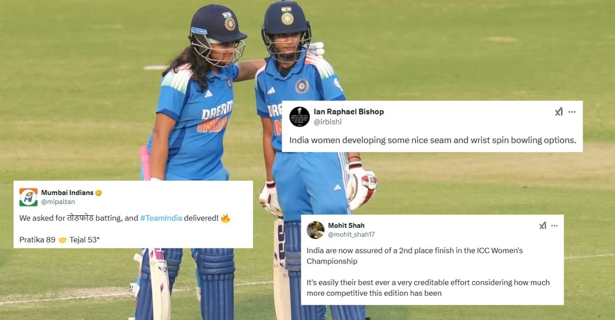 Twitter reactions: Pratika Rawal and Tejal Hasabnis shine as India crushes Ireland by six-wickets in the 1st ODI