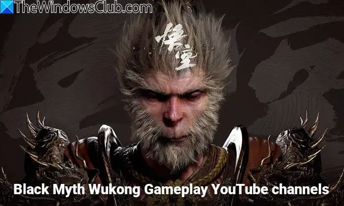 Top Black Myth Wukong Gameplay YouTube channels