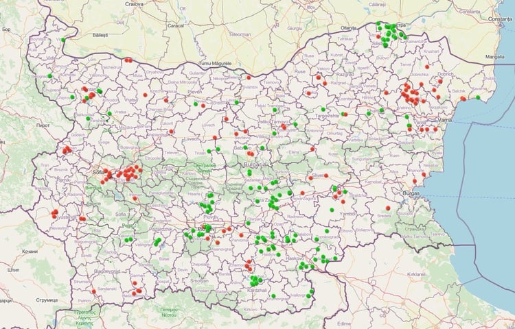 Interactive Map Displays Illegal Dumpsites in Bulgaria