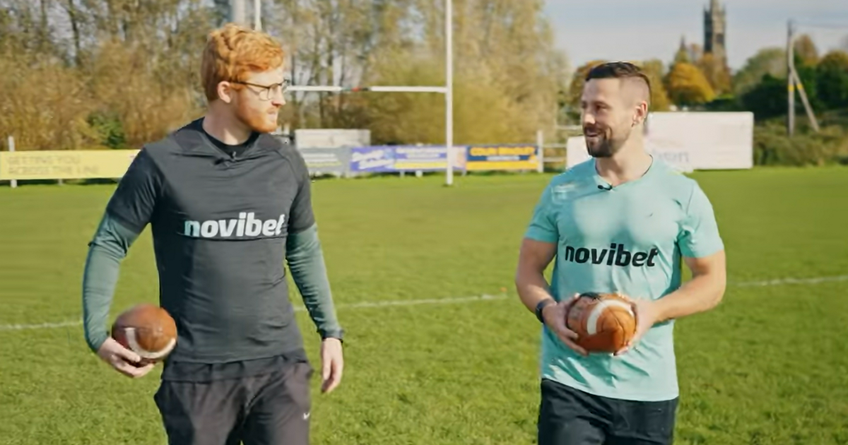 Who is Ireland's next NFL kicker? Tadhg Leader of Leader Kicking puts Ireland's top athletes through the Novibet Kicking Challenge