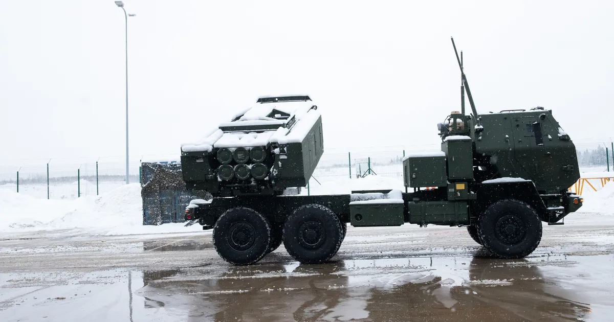 HIMARS rocket launchers set to arrive in Estonia soon