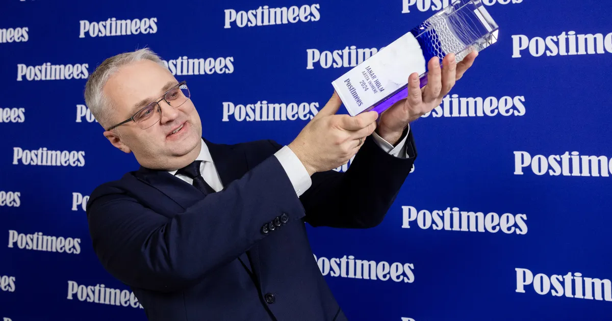 Postimees named Auditor General Janar Holm as 2024 Person of the Year