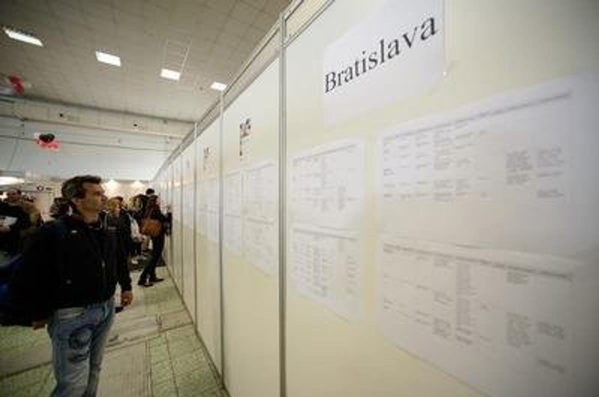 What were the most offered job positions in Slovakia last year?