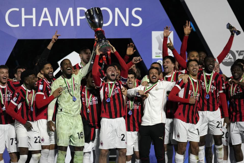 Leao and Pulisic inspire Milan comeback in 3-2 win over Inter in Italian Super Cup final