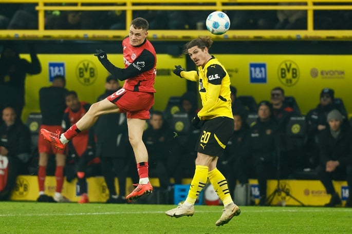 Leverkusen overpowers Dortmund in Bundesliga five-goal thriller