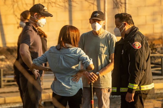 LA wildfires: Harry and Meghan hug and console people affected by the fires