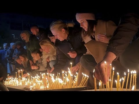 Thousands attend vigil in Podgorica for 12 victims of Cetinje shooting rampage