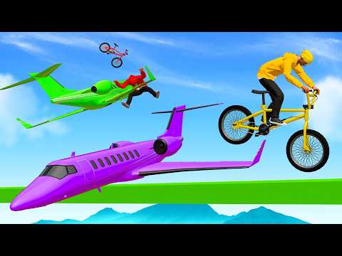 Extreme BMX vs KILLER Planes In GTA 5!