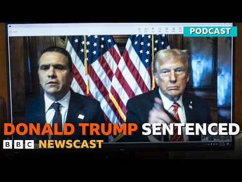 Donald Trump&#39;s week as he avoids jail and eyes up Greenland | BBC Newscast