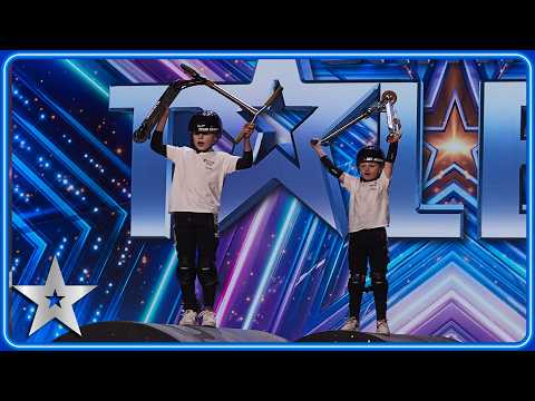 Little Scooter Boys are DAREDEVILS! | Unforgettable Audition | Britain&#39;s Got Talent