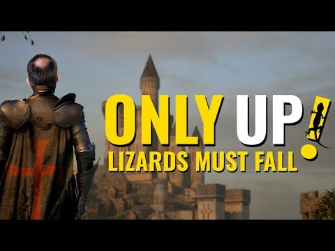 Bulldog Tries Only Up! Lizards Must Fall