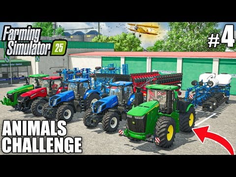 BUYING NEW EQUIPMENT FOR THE FARM | ANIMALS Challenge - Episode 4 | Farming Simulator 25