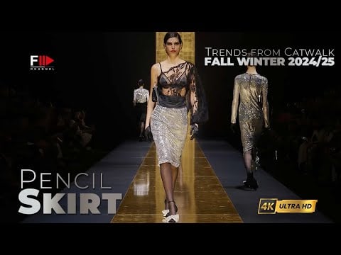 TRENDS from CATWALK I FALL WINTER 2024/25 I PENCIL SKIRT - Fashion Channel Chronicle