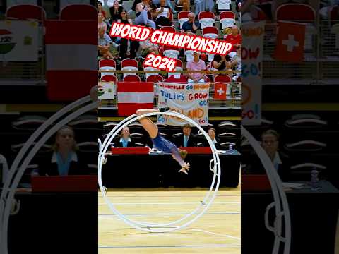 World Championships 2024 in Gymwheel Woman Straight Line Finals Malena Kernacs #gymwheel #sports