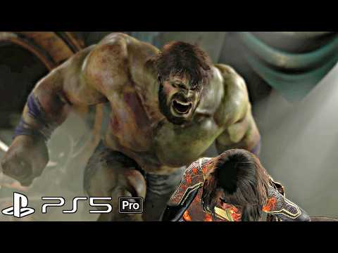 AVENGERS (PS5 Pro) Wild HULK Chase Scene 4K 60FPS