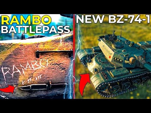 Special RAMBO Battle Pass &amp; New BZ-74-1 Coming | World of Tanks News