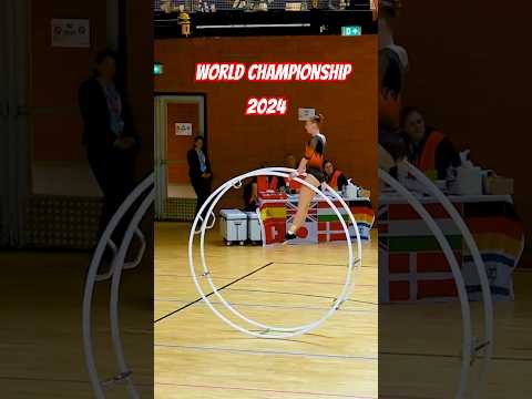 World Championships 2024 in Gymwheel Woman Straight Line Finals Birgit Halwachs #sports #gymreels